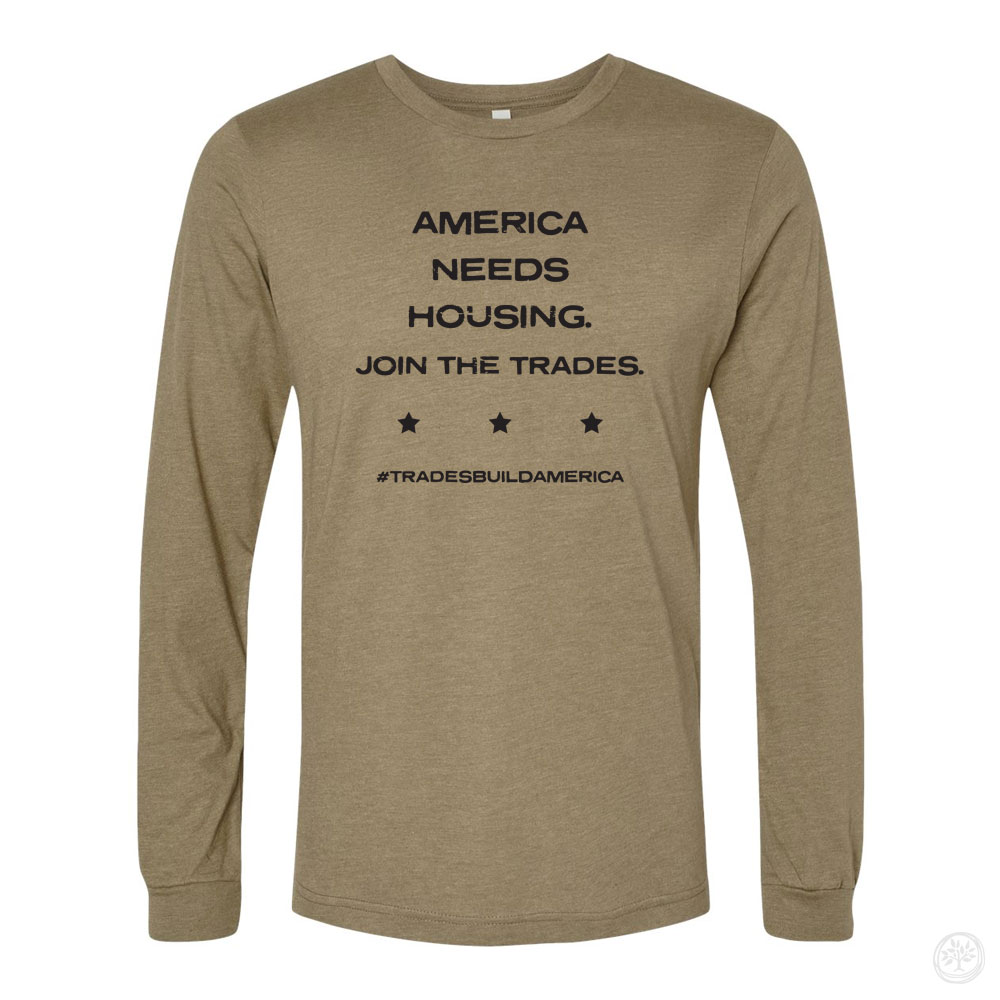Housing, Bella + Canvas CVC Jersey Long Sleeve Tee